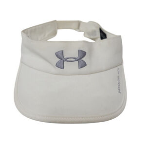 Under Armour Womens Visor White Hook Loop Hat Cap. One Size. Pre-owned Condition